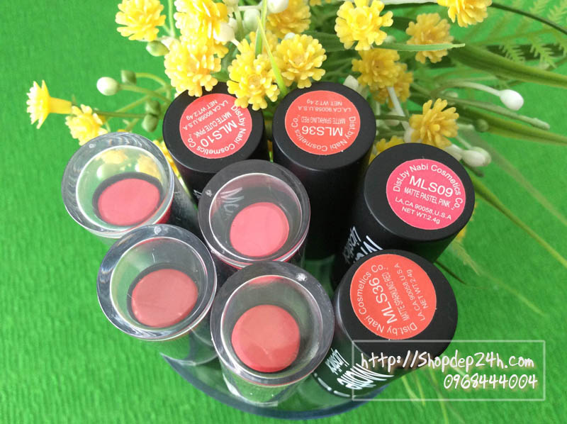 Son lì Nabi Matte Lipsticks